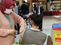 Çankırı'da öğrencilere okulda aşı yapıldı