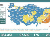 Türkiye'de 24 bin 467 kişinin Kovid-19 testi pozitif çıktı, 222 kişi hayatını kaybetti
