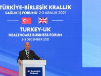 İngiltere'nin Ankara Büyükelçisi Dominick Chilcott, Türkiye-Birleşik Krallık Sağlık İş Forumu'nda konuştu: