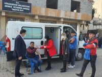 Şanlıurfa'da mobil ekipler aşılama çalışmalarını hafta sonu da sürdürüyor