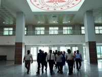 Malatya Valisi Aydın Baruş, inşası devam eden hastaneyi inceledi