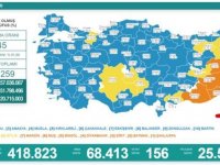 Türkiye'de 68 bin 413 kişinin Kovid-19 testi pozitif çıktı, 156 kişi hayatını kaybetti