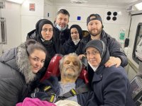 Almanya’dan ambulans uçakla Türkiye’ye getirilen hastanın ailesi de İstanbul’a geldi