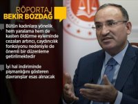 Bakan Bozdağ, kadınlara ve sağlık çalışanlarına şiddetin önlenmesine yönelik yeni paketi AA'ya anlattı: