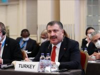 Bakan Koca, Avrupa Bölgesi Göç ve Sağlık Yüksek Düzeyli Toplantısı'nda konuştu: