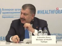 Sağlık Bakanı Koca, Avrupa Bölgesi Göç ve Sağlık Yüksek Düzeyli Toplantısı kapanışında konuştu: