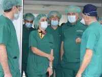 Gürcistan'dan gelen doktor heyeti Türk meslektaşlarının çalışmalarını inceledi