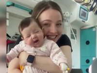 Terk edilmiş bebeğe sütannelik yapan acil tıp teknikeri yine merhametiyle yürek kabarttı