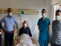 Bolu'da akciğerinde 5 yıldır lades kemiği bulunan kişi ameliyat edildi