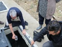 Karabük'te bulantı ve ishal vakaları nedeniyle içme suyundan numune alındı