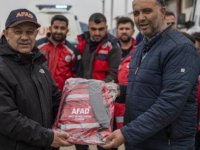 Kars'ta sağlık ve arama kurtarma ekipleri ortak yangın tatbikatı yaptı