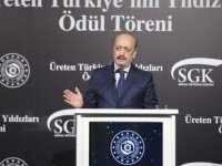Çalışma ve Sosyal Güvenlik Bakanı Bilgin, "Üreten Türkiye'nin Yıldızları Ödül Töreni"nde konuştu: