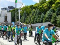 3 Haziran Uluslararası Bisiklet Günü dolayısıyla başkentte bisiklet turu düzenlendi