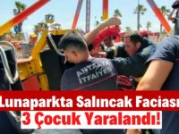 Antalya'da lunaparkta salıncağın kopması sonucu 3 çocuk yaralandı