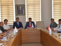 Edirne Valisi H. Kürşat Kırbıyık İl Sağlık Müdürlüğünü ziyaret etti