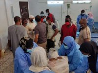 Libya'daki tanker patlamasında yaralananlardan bazıları tedavi için Kahire'ye getirildi