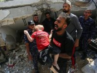 İran'dan biri çocuk 10 Filistinlinin hayatını kaybettiği İsrail'in Gazze'deki saldırılarına kınama
