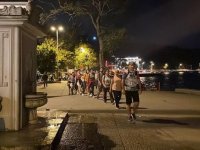 Doğaseverler gece yürüyüşüyle İstanbul Boğazı'nın güzelliğini izledi