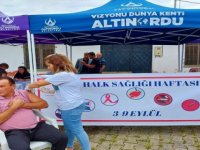 Altınordu'da mobil sağlık tarama aracı hizmete devam ediyor