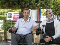 Mersin'de engelli damat adayı nikaha engelli transfer aracıyla gitti