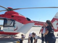Balıkesir'den İstanbul'a helikopter ambulansla hasta sevki