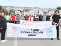 Samsun'da Dünya Yürüyüş Günü dolayısıyla etkinlik düzenlendi