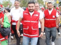 Sağlıklı yaşama dikkati çekmek için Kadıköy'den Maltepe'ye yürüdüler