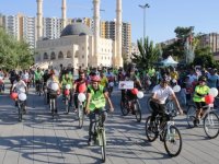Mardin'de "Kalbin İçin Pedalla" bisiklet etkinliği düzenlendi