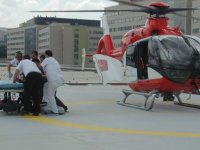 Ankara Etlik Şehir Hastanesi'ne ambulans helikopterle ilk hasta transferi yapıldı