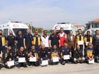 Burdur'da ambulans sürücülerine verilen ileri sürüş eğitimiyle kazalarda azalma oldu