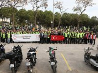 İzmir'de organ bağışına dikkati çekmek için motosiklet turu yapıldı