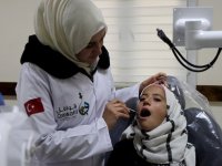 Suriye'nin İdlib ilinde kamplarda kalanlara hizmet verecek sağlık merkezi açıldı