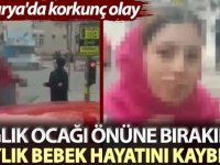 Sakarya'da annesi tarafından terk edilen yabancı uyruklu bebek hayatını kaybetti