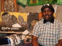 Güney Afrikalı down sendromlu sanatçı Türkiye'yi resmediyor