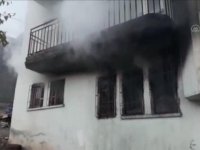 Malatya'daki yangında dumandan etkilenen 2 çocuk hastaneye kaldırıldı