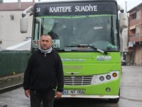 Kocaeli'de rahatsızlanan yolcuyu otobüs şoförü hastaneye yetiştirdi