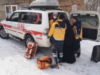 Siirt'te kar nedeniyle mahsur kalan hamile kadın hastaneye ulaştırıldı