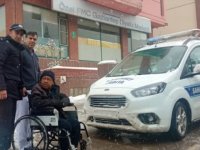 Gaziantep'te belediye ekipleri diyaliz hastalarını hastaneye ulaştırdı