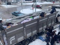 İç Anadolu'dan deprem bölgelerine personel, araç ve yardım malzemesi desteği