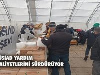 MÜSİAD, üyeleri ve gönüllüleri ile afet bölgesinde yaraları sarıyor