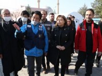 Gaziantep Büyükşehir Belediye Başkanı Şahin ve Büyükelçi Suziki'den, Japon sahra hastanesini ziyaret