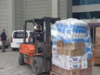 Karabük'te hastane çalışanlarından deprem bölgesine yardım