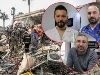 Deprem bölgesinde hayat kurtaran doktorlar