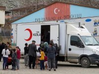 Kırsaldaki depremzedelere mobil sağlık hizmeti