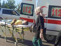Samsun'da hafif ticari aracın çarptığı engelli ağır yaralandı