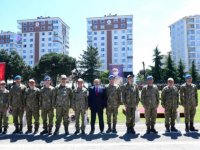 Trabzon'da bir grup engelli genç temsili askerlik yaptı