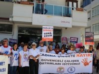 Alanya'da doktorun, eşi tarafından öldürülmesi protesto edildi