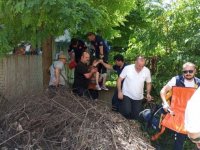 Samsun'da kolu bahçenin demir korkuluğuna saplanan çocuk hastaneye kaldırıldı