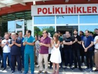 Ordu'da doktorun darp edilmesi protesto edildi