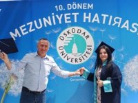 42 yaşındaki Derya Ezber, Üsküdar Üniversitesi'nde üç program bitirdi